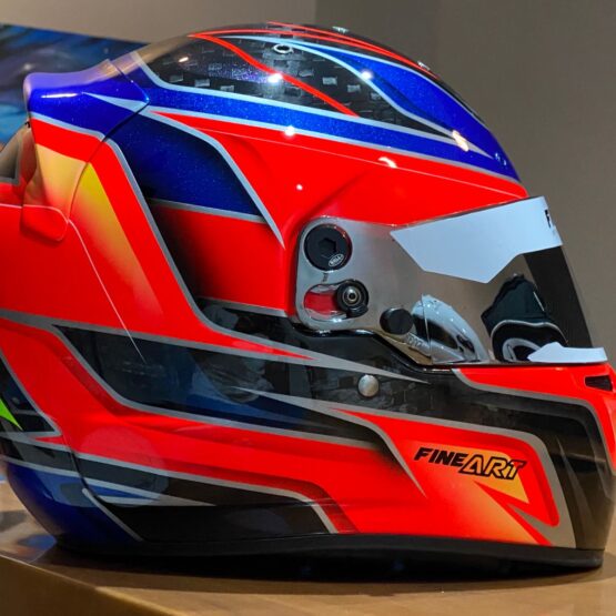 Pintura de capacete de carro e kart