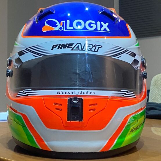 Pintura de capacete de carro e kart