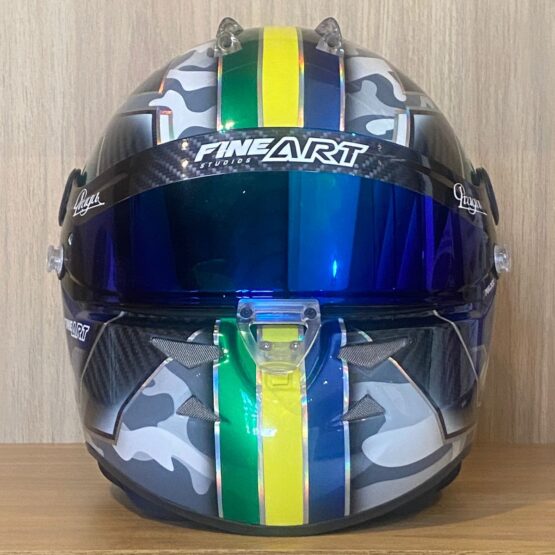 Personalização de capacete de kart e carro