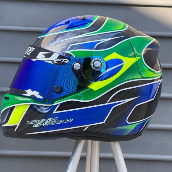 Pintura de capacete de carro e kart
