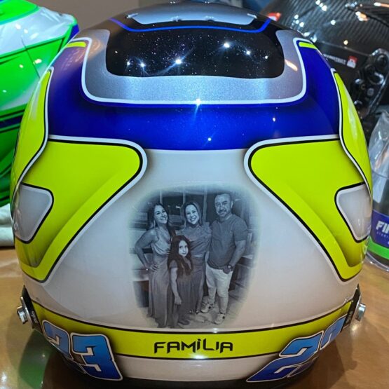 Pintura de capacete de carro e kart